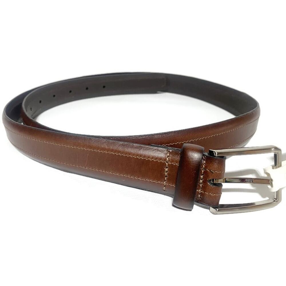 Goodfellow & Co Brown Leather Belt Mens XL 40-44 NWT Genuine New with Tags